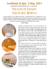  에스테틱 전문매거진 ' 에스테틱 앤 스파  2013년 5월호 '  하남의 뷰티 플레이스 